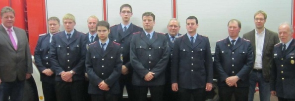 Beförderungen bei der Feuerwehr