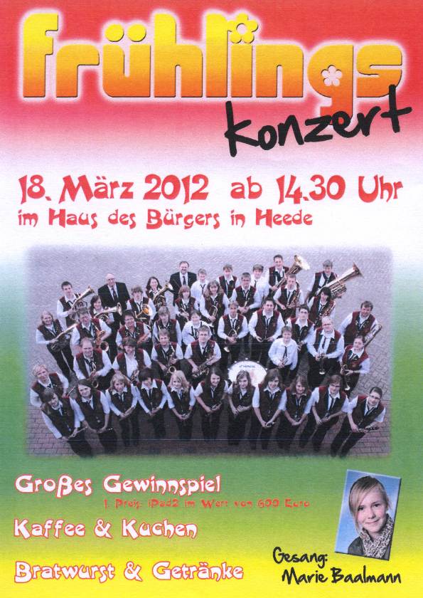 Frühlingskonzert am 18.03.2012