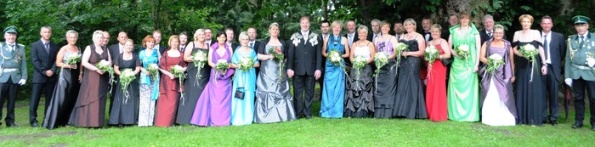 Schützenkönig und Throngefolge 2012