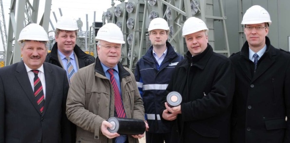Ministerduo besucht Umspannwerk