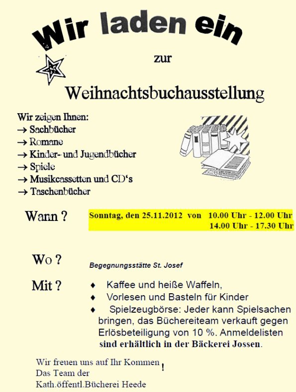 Weihnachstsbuchausstellung