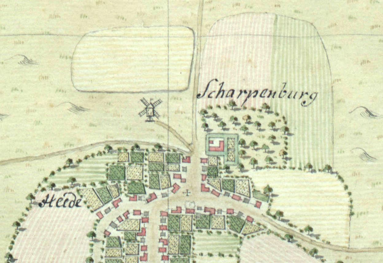 Das Ende der Scharpenburg bei Heede vor 350 Jahren Bild 1