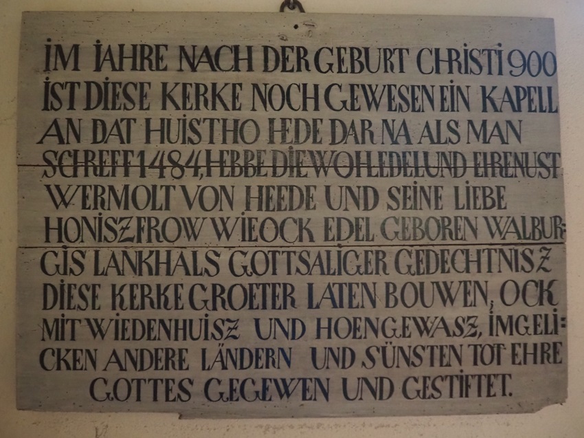 Holztafel 850