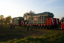 Umspannwerk-Trafo-Transport